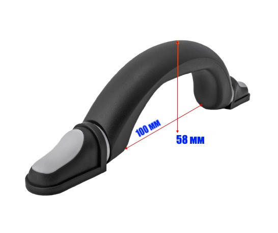 Ручка для валізи, на 4 болтиках No4/1639, фото 1