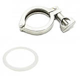 Діоптр оглядовий під кламп 2 дюйми 160мм з Хомутом та прокладкою на 2 дюйми та СПН(нерж) 100г., фото 3