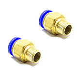 Холодильник під кламп 2 дюйми (7 ниток, 35см, 1/4 різьблення МАМА), в комплекті з Фітінг ПАПА, 8 мм, різьблення 1/4, фото 3