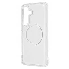 Чехол WAVE Clear Case (PC+TPU) with Magnetic Ring Samsung Galaxy S24 FE clear