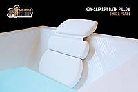 Ортопедическая подушка для ванной The Original GORILLA GRIP (TM), Luxury 3-Panel на мощных присосках.
