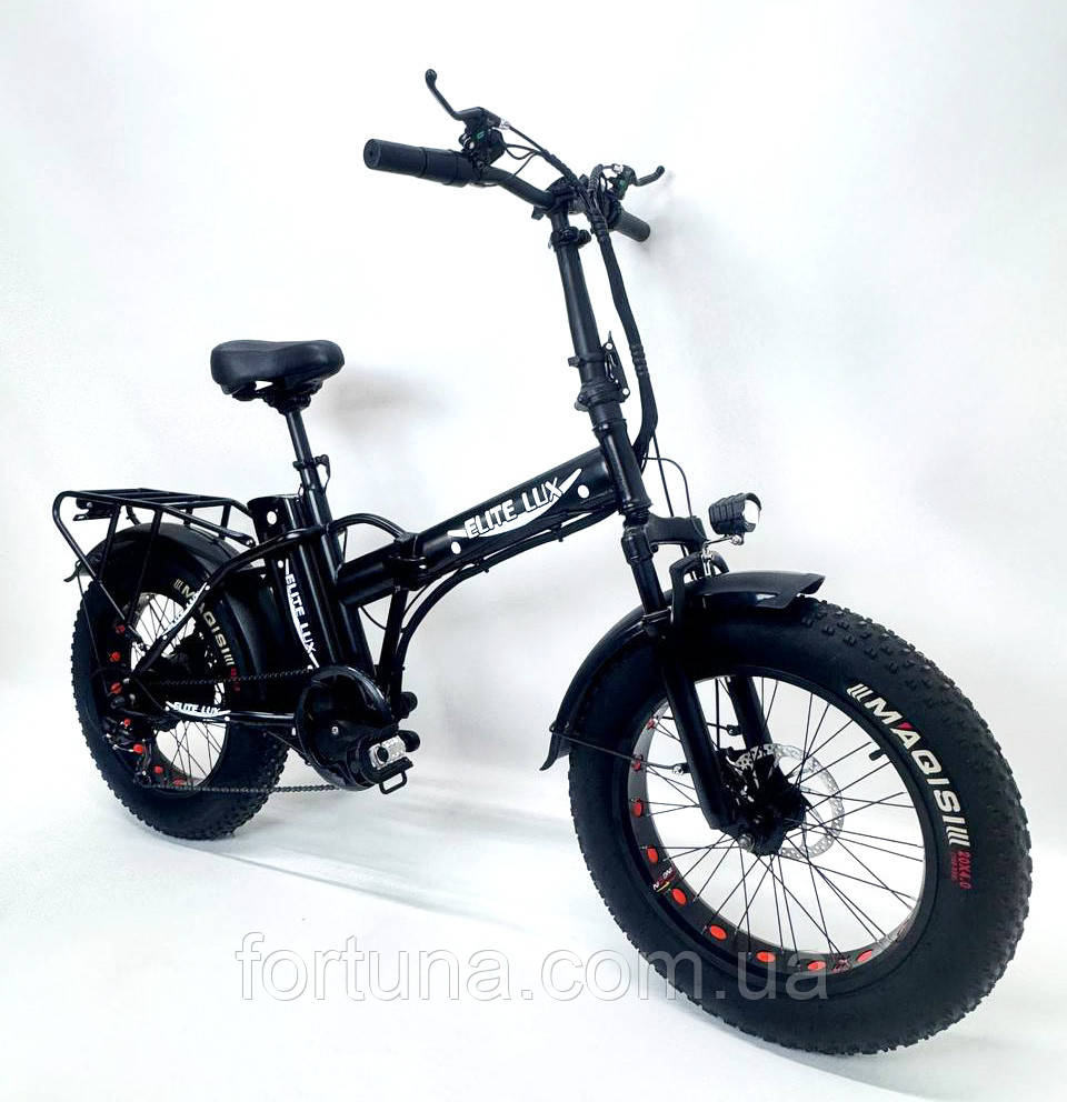 Електричний велосипед фетбайк Fatbike ELITE LUX 20" (800W 48V 21Ah)