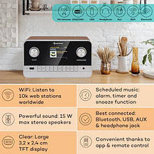Інтернет-радіо Auna Connect 100 MKII, Німеччина, фото 4