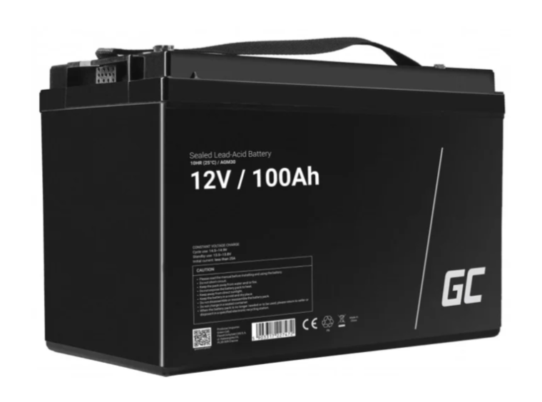 Довговічний акумулятор Green Cell AGM 100Ah 12V (AGM30)