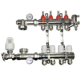 Колектор для теплої підлоги в зборі EP на 2 контури