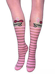 Колготи дитячі демісезонні для дівчинки, з малюнком Зайчик, LEGKO (розмір 14(86-92)