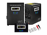 Комплект резервного живлення: інвертор Volt Polska SINUS PRO 500 E та акумулятор Green Cell AGM VRLA 75Ah, фото 3