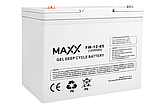 Комплект резервного живлення: інвертор Volt Polska SINUS PRO 2000S та 2 акумулятори 4SUN MAXX 85Ah (2000S85AH), фото 4