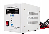Комплект резервного живлення: інвертор Volt Polska SINUS PRO 500 E та акумулятор Green Cell AGM VRLA 100Ah, фото 3