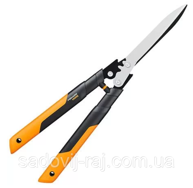 Ножиці для живоплоту Фіскарс / Fiskars PowerGear X HSX92 114006 (1023631) Фінляндія, фото 1