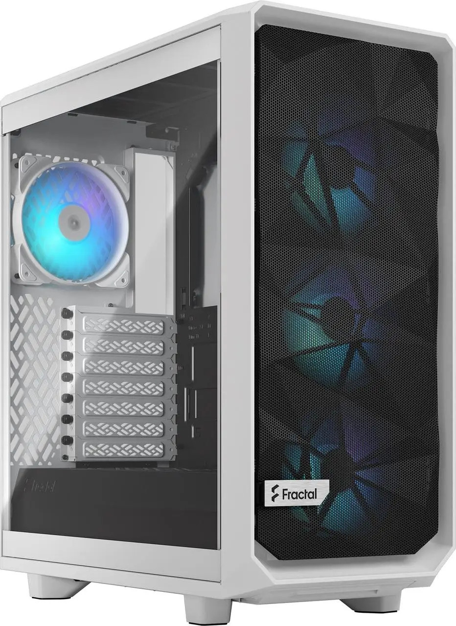 Корпус Fractal Design Meshify 2 Compact RGB White (FD-C-MES2C-08)