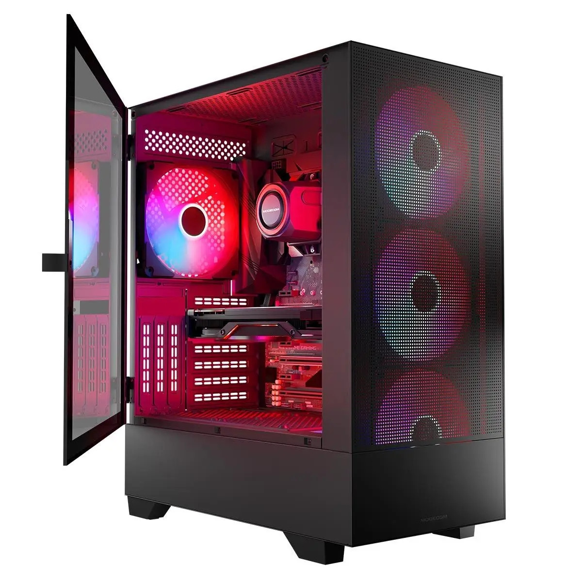 Корпус Modecom Siroco ARGB Flow Midi Black (AT-SIROCO-MG-10-00ARGB-0002)