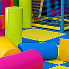 Набір пазлів 1м2 EVA 50*50см товщина 10мм синій/жовтий, м'яка тепла підлога в дитячу 50*50см, 10мм, фото 3