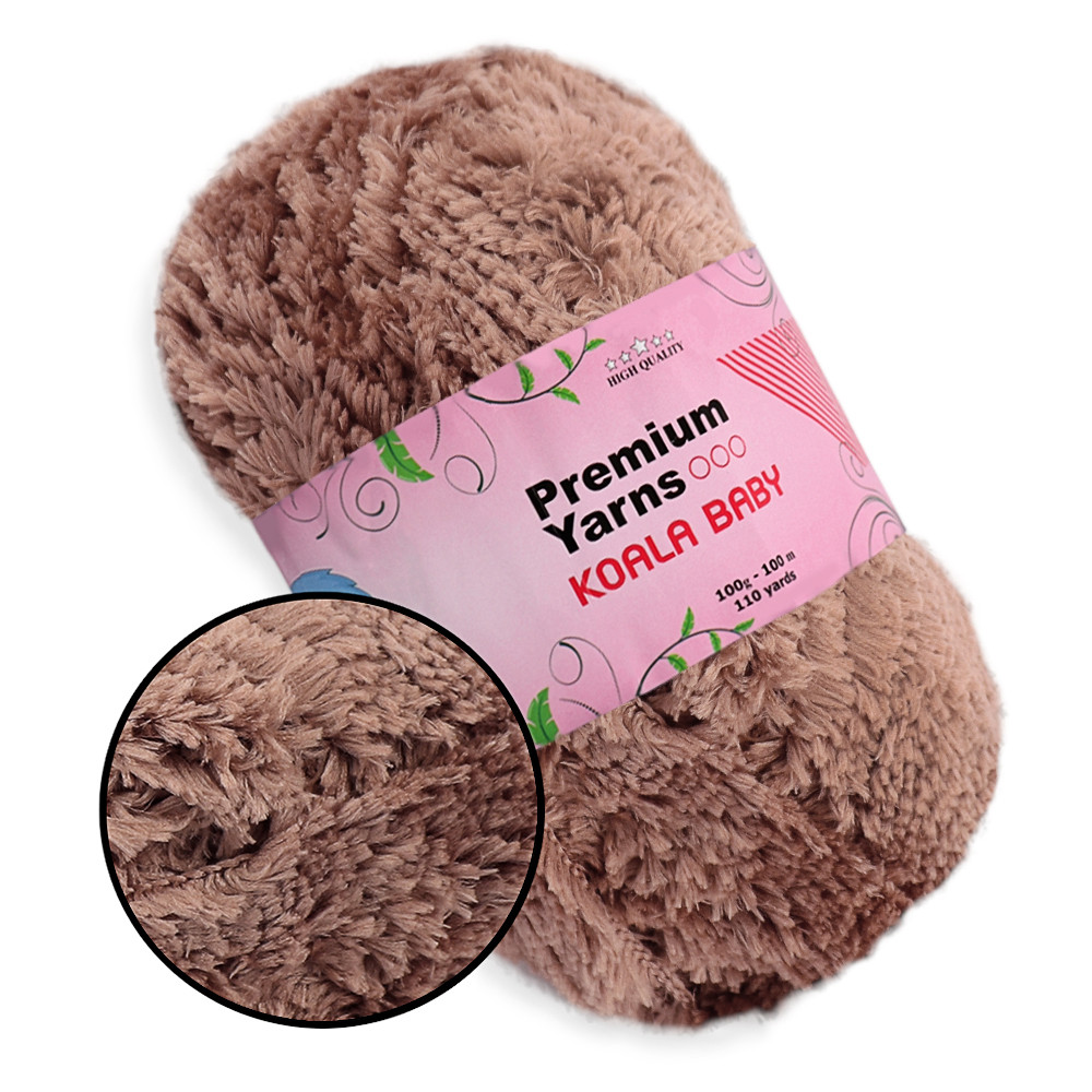 Premium Yarn Koala Baby 100, Какао №137, фото 1