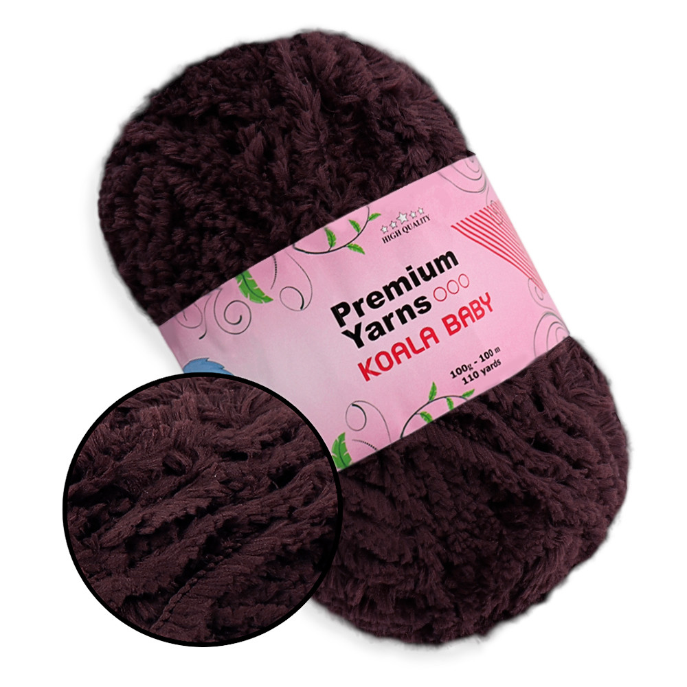 Premium Yarn Koala Baby 100, Слива №136, фото 1