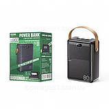 Мобільна зарядна батарея Remax 80000mAh Powerbank fast charge 27w повербанк портативний для зарядки телефону, фото 4