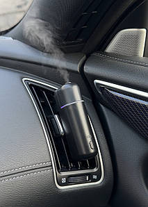 Ароматизатор для авто Ultrasonic Car Aroma Diffuser IAA Black на дефлектор, набір 6 флакона