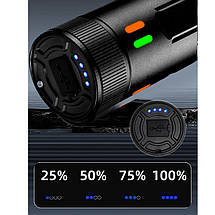 Ліхтар ручний PLD 701-PM10-TG, night vision fluorescence, Li-Ion акум, ЗУ Type-C, індикація заряду, zoom, фото 6