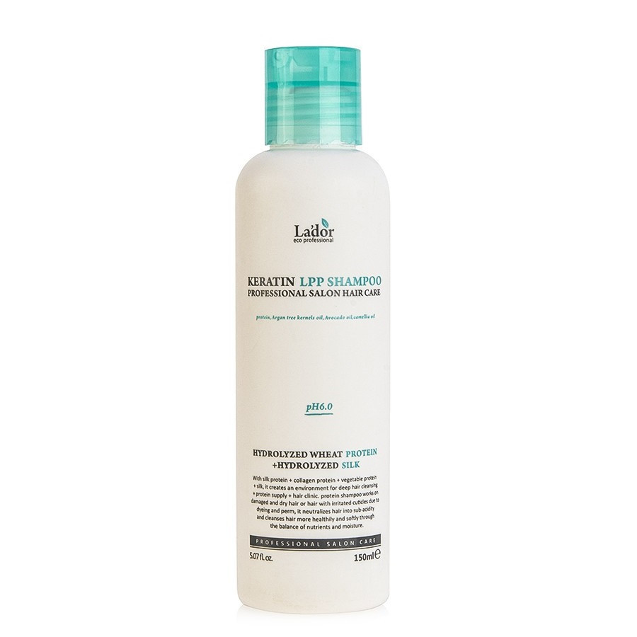 Професійний Кератиновий Безсульфатний Шампунь La"dor Keratin LPP Shampoo 150ml, фото 1