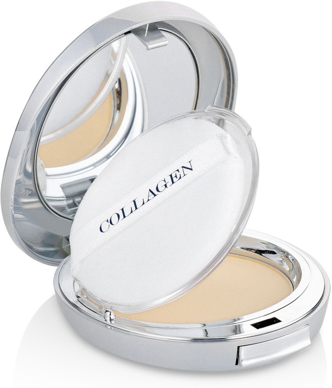 Пудра з колагеном зі змінним блоком для обличчя Enough Collagen 3 in 1 Whitening Moisture Two Way Cake SPF28, фото 1