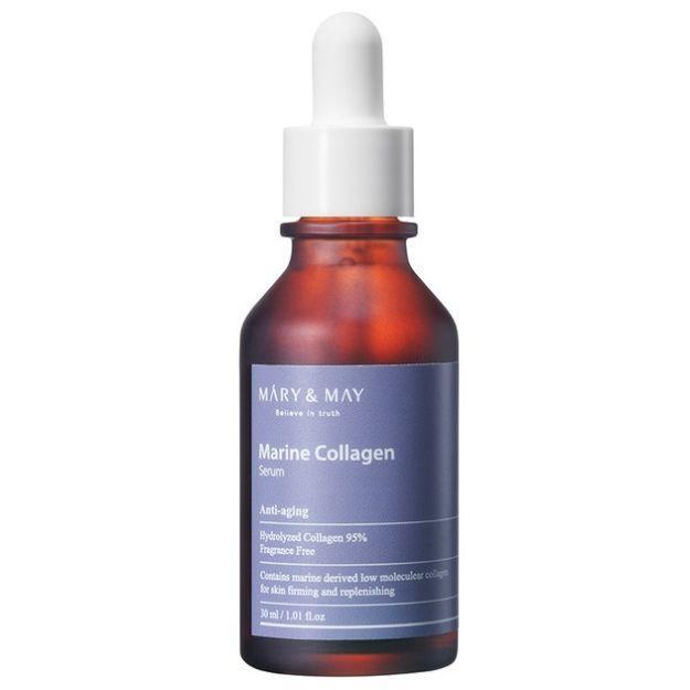 Сироватка висококонцентрована для обличчя Mary&May Marine Collagen Serum 30ml, фото 1