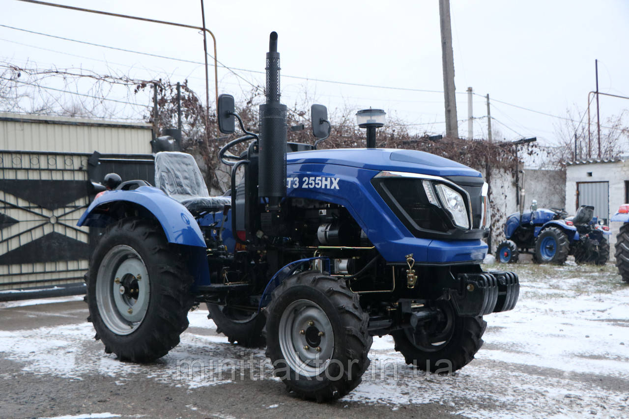Мінітрактор ДМТЗ 255X , повнопривідний, редукторний міст, широка колія, фото 1