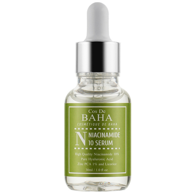Сироватка з ніацинамідом та цинком для обличчя Cos de Baha 10% Niacinamide Serum with Zinc 1%, 30ml, фото 1