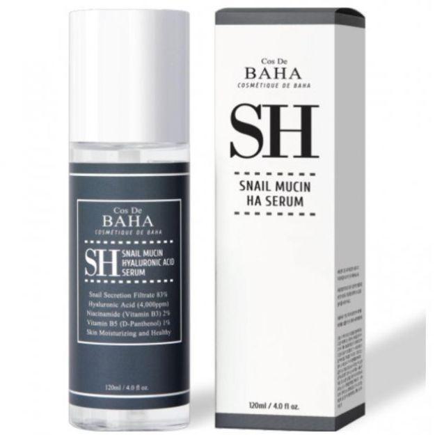 Сироватка з равликом для обличчя Cos De BAHA Snail Serum (SH), 120ml, фото 1