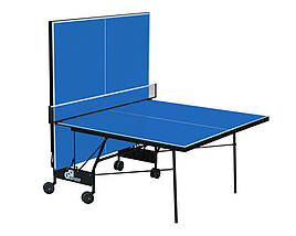 Тенісний стіл Compact Light Gk-5 Настільний теніс дорослий для приміщень, офісу Пінг понг складаний Синій, фото 2