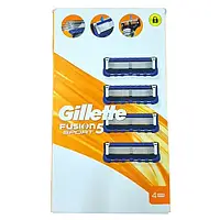 Змінні касети Gillette Fusion Sport, на 5 лез (4шт.)