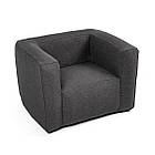 Надувне крісло Сіре SW-00002292