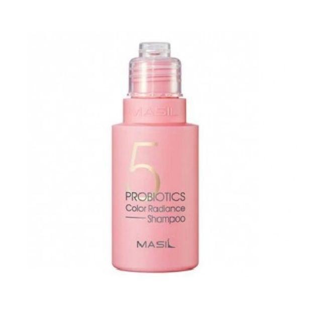 Шампунь із пробіотиками для захисту кольору Masil 5 Probiotics Color Radiance Shampoo 50ml, фото 1
