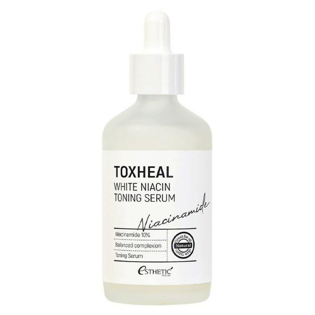 Сироватка для освітлення шкіри обличчя Esthetic House Toxheal White Niacin Toning Serum 100ml, фото 1