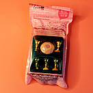 Тримач для тіпсів демонстраційний з магнітом «Бриліант» + 5 підставок, Бежевий, фото 3