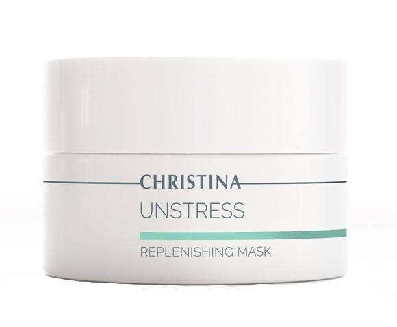 Відновлююча маска для обличчя після пілінгу REPLENISHING MASK UNSTRESS CHRISTINA 50 мл для всіх типів шкіри, фото 1