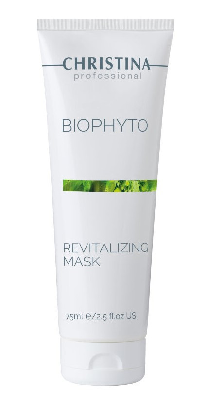 Регенеруюча відновлююча маска розгладжуюча для обличчя REVITALIZING MASK BIO PHYTO CHRISTINA 75 мл, фото 1