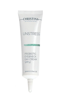 PROBIOTIC EYE & NECK DAY CREAM SPF 8 UNSTRESS CHRISTINA Денний крем для шкіри навколо очей та шиї SPF 8 30 мл