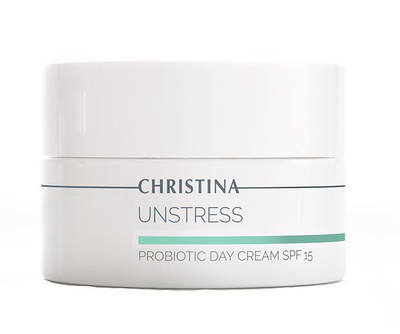 PROBIOTIC DAY CREAM SPF15 UNSTRESS CHRISTINA Денний крем з пробіотичною дією SPF 15 50 мл