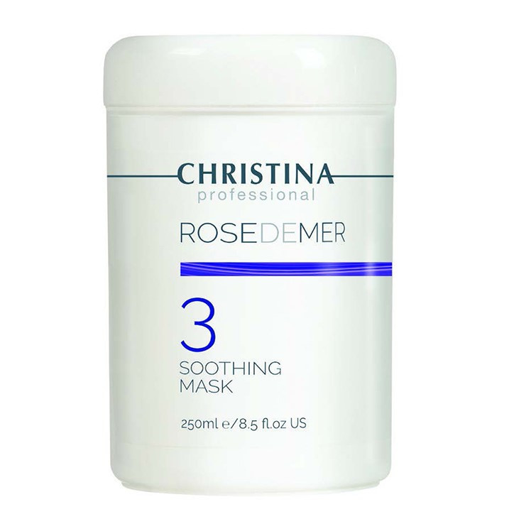 Заспокійлива протизапальна маска для шкіри обличчя SOOTHING MASK ROSE DE MER CHRISTINA (крок 3) 250 мл, фото 1