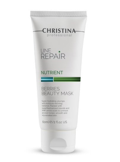 BERRIES BEAUTY MASK LINE REPAIR NUTRIENT CHRISTINA Зволожувальна маска з ягодами 60 мл, фото 1