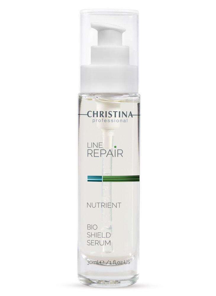 Зволожуюча сироватка BIO SHIELD SERUM LINE REPAIR NUTRIENT CHRISTINA для всіх типів шкіри "Біо Захист" 30 мл, фото 1