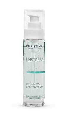 Концентрат для шкіри навколо очей та шиї EYE & NECK CONCETRATE UNSTRESS CHRISTINA 30 мл для всіх типів шкіри