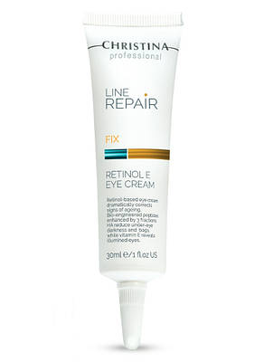 Крем для шкіри навколо очей із ретинолом RETINOL E EYE CREAM LINE REPAIR FIX CHRISTINA 30 мл відновлюючий