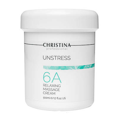 RELAXING MASSAGE CREAM UNSTRESS CHRISTINA Масажний крем-релакс (крок 6a) 500 мл