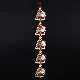 Гірлянда пінопластова з блискітками 78 см, фото 2