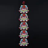 Гірлянда пінопластова з блискітками 78 см, фото 3