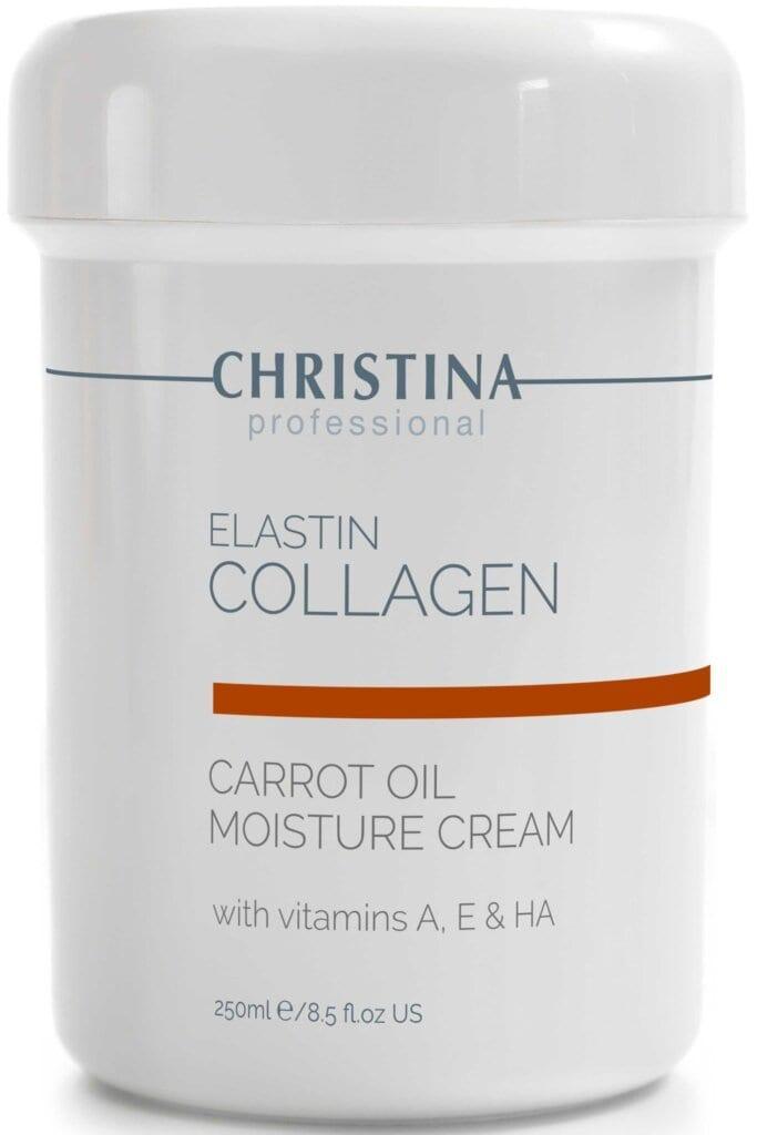 CARROT OIL MOISTURE CREAM ELASTIN COLLAGEN CHRISTINA Морквяний зволожувальний крем для сухої шкіри 250 мл