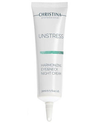Нічний крем для шкіри навколо очей та шиї HARMONIZING EYE & NECK NIGHT CREAM UNSTRESS CHRISTINA 30 мл