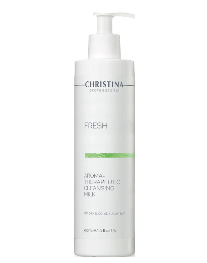 AROMA-THERAPEUTIC CLEANSING MILK FOR OILY SKIN FRESH CHRISTINA Очищувальне молочко для жирної шкіри 300 мл, фото 1