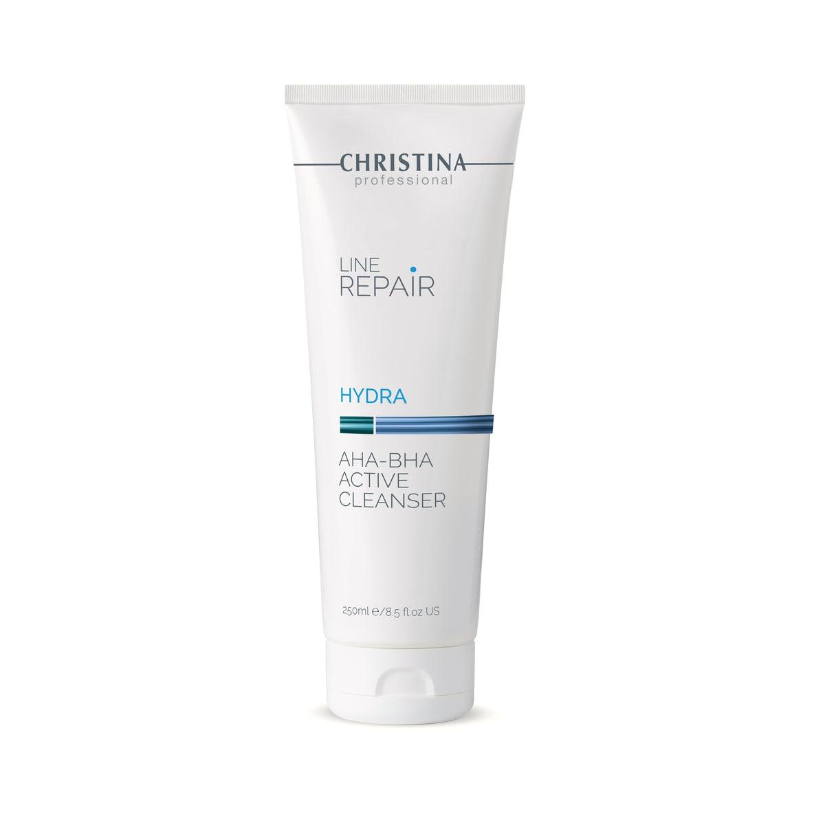 AHA-BHA ACTIVE CLEANSER LINE REPAIR HYDRA CHRISTINA Очищуючий гель з AHA-BHA кислотами 100 мл (розлив), фото 1